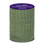 50M Rope, Durable Braided Nylon Reflective 6mm Rope for Outdoor Travel,Hiking,Backpacking and Water Activities(ArmyGreen, 50M)