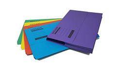 Eastlight Document Wallet Foolscap (Pack 25) Assorted Colours 100% Recycled Paper, 275gsm Manilla **(Colours May Vary)