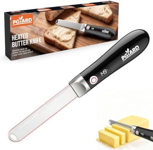 Heated Butter Knife Spreader - Heats up in 10s, Rechargeable, for cheese