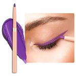 OULAC Matte Purple Eye Liner Pencils Waterproof, Smudge-proof Retractable Eyeliner Lasts 24H +, Highly Pigmented and Smooth, Long-lasting Formula, Vegan (08) Well-dressed