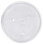 12.4” Microwave Oven Turntable Replacement Glass Plate | 31.5 cm Microwave Glass Plate Replacement Part | 12.4 Inch Round Rotating Ring Dish Tray | 315 mm Circular Glass Turn Table Top Kit.