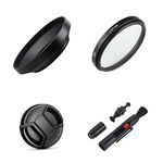 Camera Accessories Bundle Set for Nikon Coolpix P950 Digital Camera including Wide Angle Metal Lens Hood, UV Filter, Lens cap, Cleaning pen