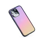 Mous - Clear Case for iPhone 14 Pro Max - Clarity Iridescent - Protective iPhone 14 Pro Max Case - Scratch Resistant Crystal Clear & Slim Design - Shockproof Phone Cover