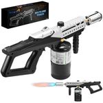 Dutywand Propane Grill Torch Gun – Cooking Torch Head max. 800,000 BTUs – Culinary Torch Sous Vide – Adjustable Flamethrower for BBQ, Campfire, Charcoal Wood Grills Lighter(Tank Not Included)