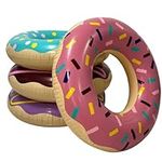 4 Pack Donut Pool Floats for Kids &