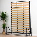 Wallbedking - Murphy Bed - Classic Vertical Wall Bed - Fold Up - Space Saving Folding Bed Frame - Pull Down (140 cm x 200 cm)