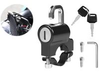 LIMBANI BROTHERS Universal Motorcycle helmet lock for bike handle with 2 key, Helmet Security Lock, Anti-Theft Fixed Multi-Function Electric Security Lock, Automotive Accessories for Bicycles, scooter