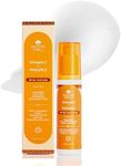 Nature Spell Vitamin C SPF 50 Face Fluid Sunscreen 75ml, UVA & UVB Protection – Suitable for All Skin Types – SPF 50+ Face Moisturiser, Water Resistant, No White Cast, Made in the UK
