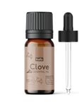 Rayflo Clove Essential Oil 15 ml for Teeth & Gum Care, Skin Care, Hair Care and Diffuser - Undiluted, Pure & Natural with Glass Dropper. (15 ml (pack of 1)