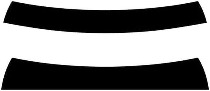 True Line Automotive Precut Car Sun Visor Window Tint Compatible with Jeep Compass 2018-2023 - Customizable Visor - Sunshade for Car Windshield - Sun Visor for Car Windows - Tint Kit