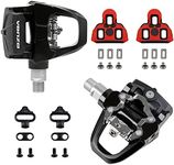 Venzo Compatible with SPD-SL & SPD Pedals - Indoor Fitness Exercise Bike Pedals, Adjustable Pedals’ Adapters for SPD-SL & Cleats with 9/16" Heavy Duty Spindles - SPD-SL Indoor Pedals