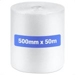 Large Roll of Bubble Wrap 500mm x 50m | 10mm Small Bubbles | Quality Strong and Great for Moving House, Removal and Storage Small Business