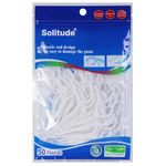 Solitude 3 in 1 Tooth Cleaning Dental Floss Fresh Toothpick Cleaners, Disposable Teeth Flossing Thread Toothpicks with tongue cleaner Stick Set of 50 for Fresh, Healthy and Breath Gums