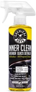 Chemical Guys SPI_663_16 InnerClean Quick Detailer with Pineapple Scent, High Performance Interior and Dashboard Cleaner, Dust Repellent, Easy to Use Non Greasy Formula, 16 fl oz