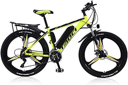 Hyuhome Electric Bikes for Adult, Magnesium Alloy Ebikes Bicycles All Terrain,26" 36V 13Ah Removable Lithium-Ion Battery Mountain Ebike for Mens