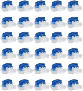 30 PCS Cable Connector, Safe and Reliable, Suitable for Robotic Lawnmower, Electric Dog Fence, Automotive Electronics, Underground Cable Assembly