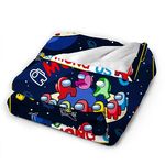 Garagadella Among Fleece Throw Blanket,330GSM 60"x80" Soft Warm and Cozy Flannel Throw Blanket for All Seasons