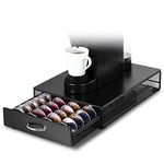 SYSYLY Coffee Capsule Storage Drawer Tray for 40 Vertuo Vertuoline pods,Coffee Pod Holder Box,Organiser & Machine Stand