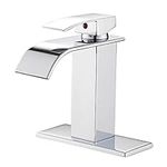 GGStudy Single-Handle Bathroom Facet One Hole Sink Faucet Chrome Lavatory Faucets Basin Mixer Tap