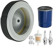 Anxingo 15400-PLM-A02 Oil Filter Air Filter Kit Replacement for Honda GX630 GX660 GX690 Engine Lawnmower Replace 17210-Z6L-010