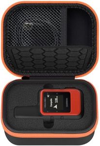 Againmore Hard Case Compatible with Garmin InReach Mini, Portable Satellite Communicator Storage Bag with Accessories Mesh Pocket for Camping & Hiking-Black (Box Only)