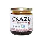 Premium Japanese Spicy Chili Miso Condiment- Savoury, Umami-Rich, Handcrafted in Canada by Abokichi - All Natural, Vegan, Non-GMO, Gluten Free Sauce and Marinade (Spicy Chili Miso, 230mL)