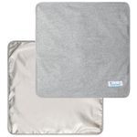 EstyFanZ Gray Faraday Blanket - EMF Blocker for Home, 18 x 18 Inches, Comfy Radiation Protection While Using Your Laptop and Phone, Ideal Against Cell Signal, WiFi, Bluetooth, RF and Unwanted Signals