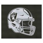 FANMATS 5939 Las Vegas Raiders Tailgater Rug - 5ft. x 6ft. Sports Fan Area Rug, Home Decor Rug and Tailgating Mat - Raiders Helmet Logo