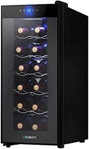 Devanti Wine Cooler Mini Fridge Organiser Compressor Fridges Tools & Gadgets Rack 12 Bottles