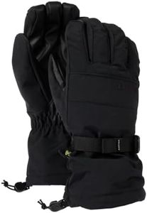 Burton Men’s Insulated, Warm and Waterproof Winter Profile Glove with Touchscreen, True Black, X-Small