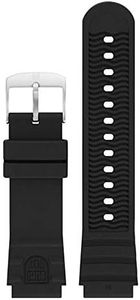 Luminox Men's 0320 Black Leatherback Sea Turtle Giant Series Polyurethane Watch Band