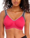 Freya Women's Active Underwire Moulded Sports Bra, Hot Crimson, 34G