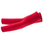 TOPTIE 1 Pair Arm Sleeves for Men Women Arm Compression Sleeve for Football Basketball Volleyball- Red