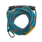 Jobe Two Person Tow Rope - Black Blue - Break strength: 2375lbs | 1077 kg - Floating mainline - Length: 50ft | 15,2m