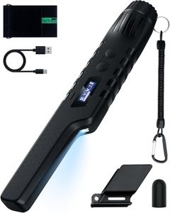 Rechargeable Metal Detector Pinpointer for Adults & Kids, Fully Waterproof Hand-held Metal Detectors Wand with One-Key Interference Elimination, Superhet-Tec Pin Pointer Metal Detector Accessories