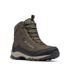 Columbia Men's Firecamp Boot Hiking Shoe, 2024 Tundra/Deep Olive, 8.5 Wide