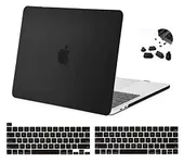 Midkart Matte Hard Shell Plastic Case Cover Compatible with MacBook Pro 13 Inch (Model M2 A2338 / M1 A2338 / A2289 / A2251 / A1706 / A1708 / A2159 / A1989, Release 2023-2016), Smoke Black