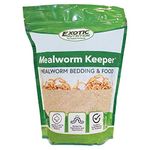 Exotic Nutrition Mealworm Keeper - Healthy Bedding & Feed for Breeding Live Feeder Mealworms (1 lb.)