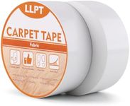 LLPT Double Sided Carpet Tape for Area Rugs 2" x 30 Yards Each 2 Packs Residue Free Heavy Duty Removable Easy Use Strong Adhesive Rug Gripper Tape for Laminate Hardwood Floors Carpet Tile (DCT527PK2)