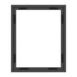 MCS 16x20 Inch Mount Finished Canvases, Black Frame, 16 x 20 Inch,