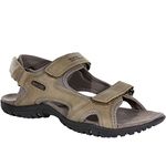 Regatta Mens Haris PU Leather Sandals - Walnut Treetop - 9 UK