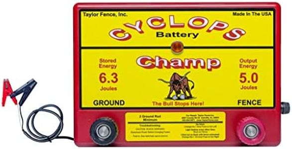 Cyclops Champ Battery - 5 Joule Fence Charger - Battery (12V) Powered