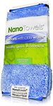 Life Miracle Nano Towels - Amazing Eco Fabric That Cleans Virtually Any Surface with Only Water. No More Paper Towels Or Toxic Chemicals. 4-Pack (8x8, Nano Blue)