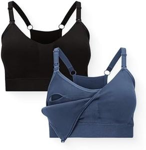Kindred Bravely Essentials Sports Pumping & Nursing Bra, Hands Free, 2 Pack