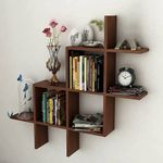 Deion Wall Hanging Shelf,Wooden Rack,Wall Stand for Living Room,Hanging Book Shelf for Home,Wall Rack Shelf,Book Holder,Wall Decor for Living Room|Home Decor Items