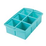 Tulz 37096 Mega Ice Block Tray, Silicone, Teal