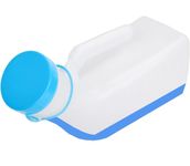 Atoke Male Urinal with Glow in The Dark Lid,1000ml Male Urinal Pee Bottle with Spill Proof Screw Cap for Travel & Urine Collection