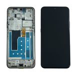 Avvood for Nokia G300 TA-1374 N1374DL LCD Display Touch Screen Digitizer with Frame Replacement Part，Black，6.5"