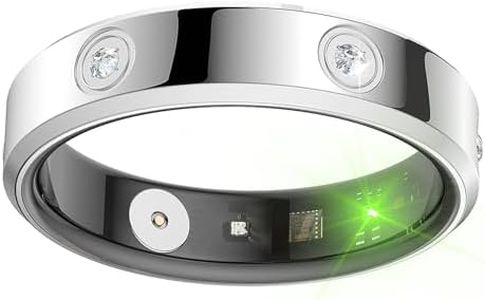 findtime Smart Ring Women Fitness Ring Pedometer Heart Rate Monitor Sleep Tracker Step Counter Fitness Tracker for Sports Time, Distance, Calories Compatible with Android iOS