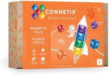 CONNETIX Rainbow Square Pack, 42 Pieces